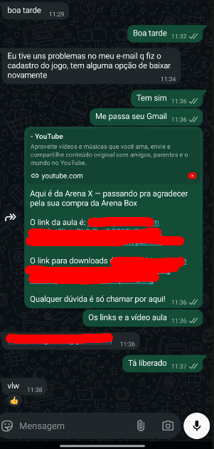 Arena box prova social whatsapp
