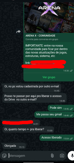 Arena box prova social whatsapp